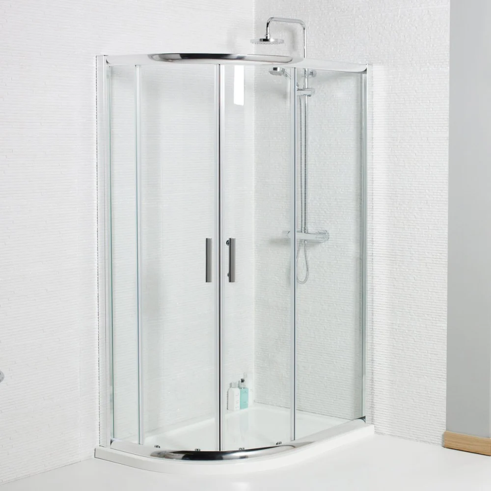 900x760mm Koncept Offset Quadrant Enclosure 6mm