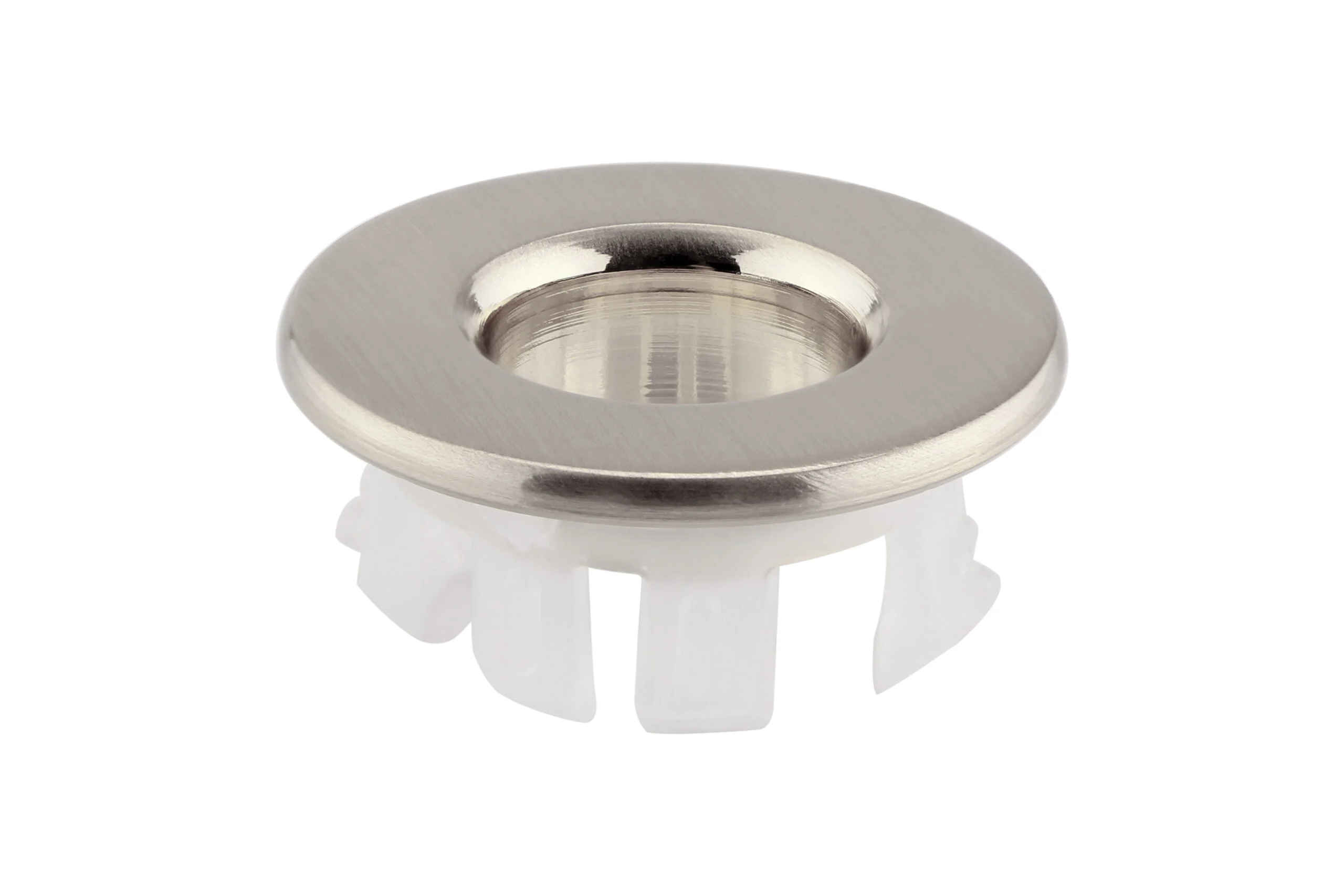 Basin Overflow Cover Brushed Nickel