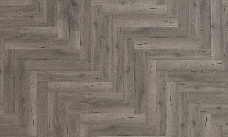 Every Room Aspen Herringbone Dark Grey Oak