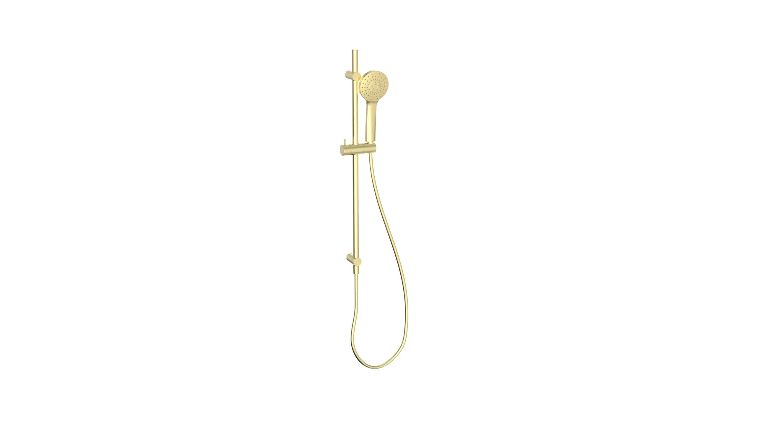 Puro Adjustale Slide Rail (Built In Outlet) Brushed Brass