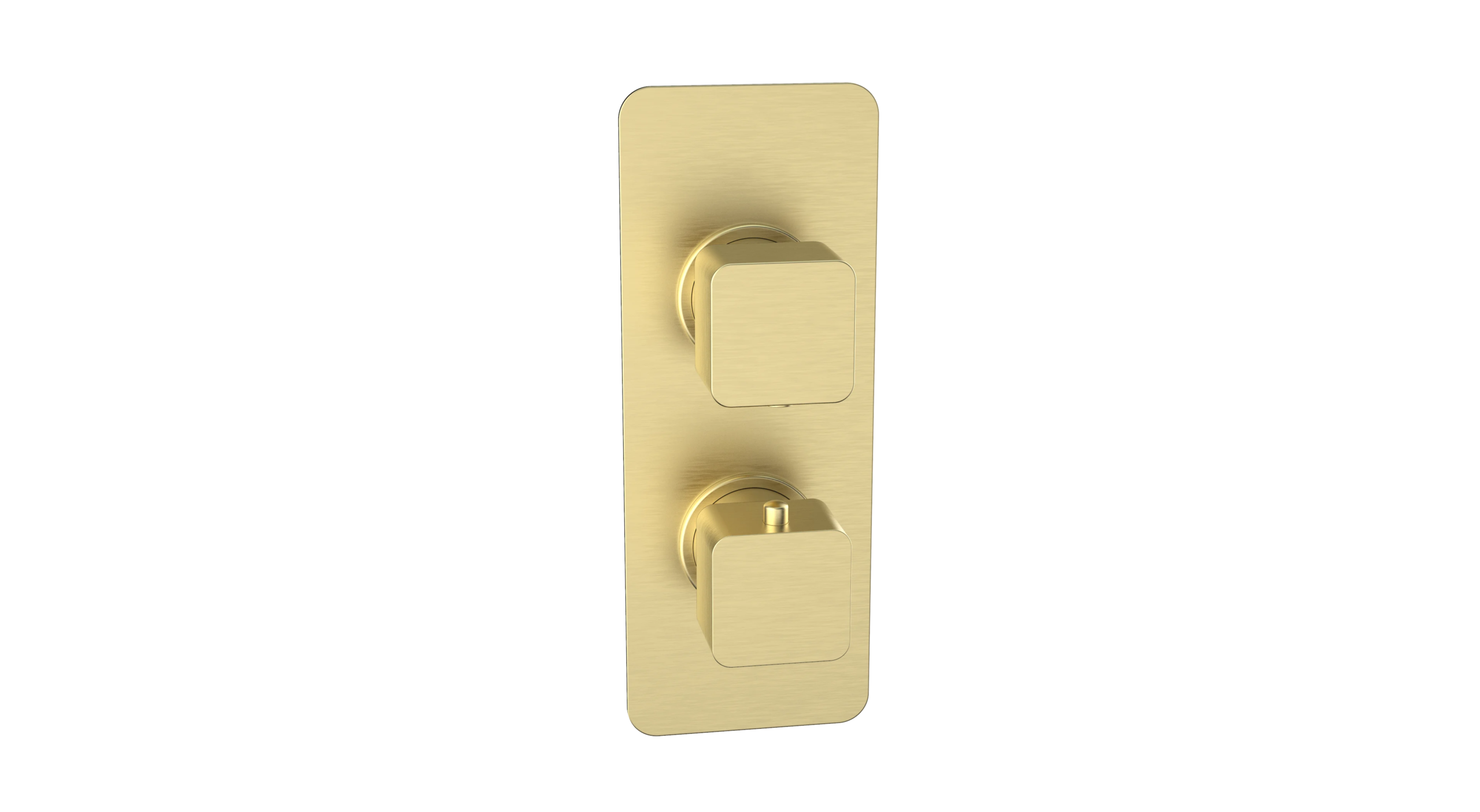 Kolt Concealed Shower Valve (Twin Outlet) Brushed Brass