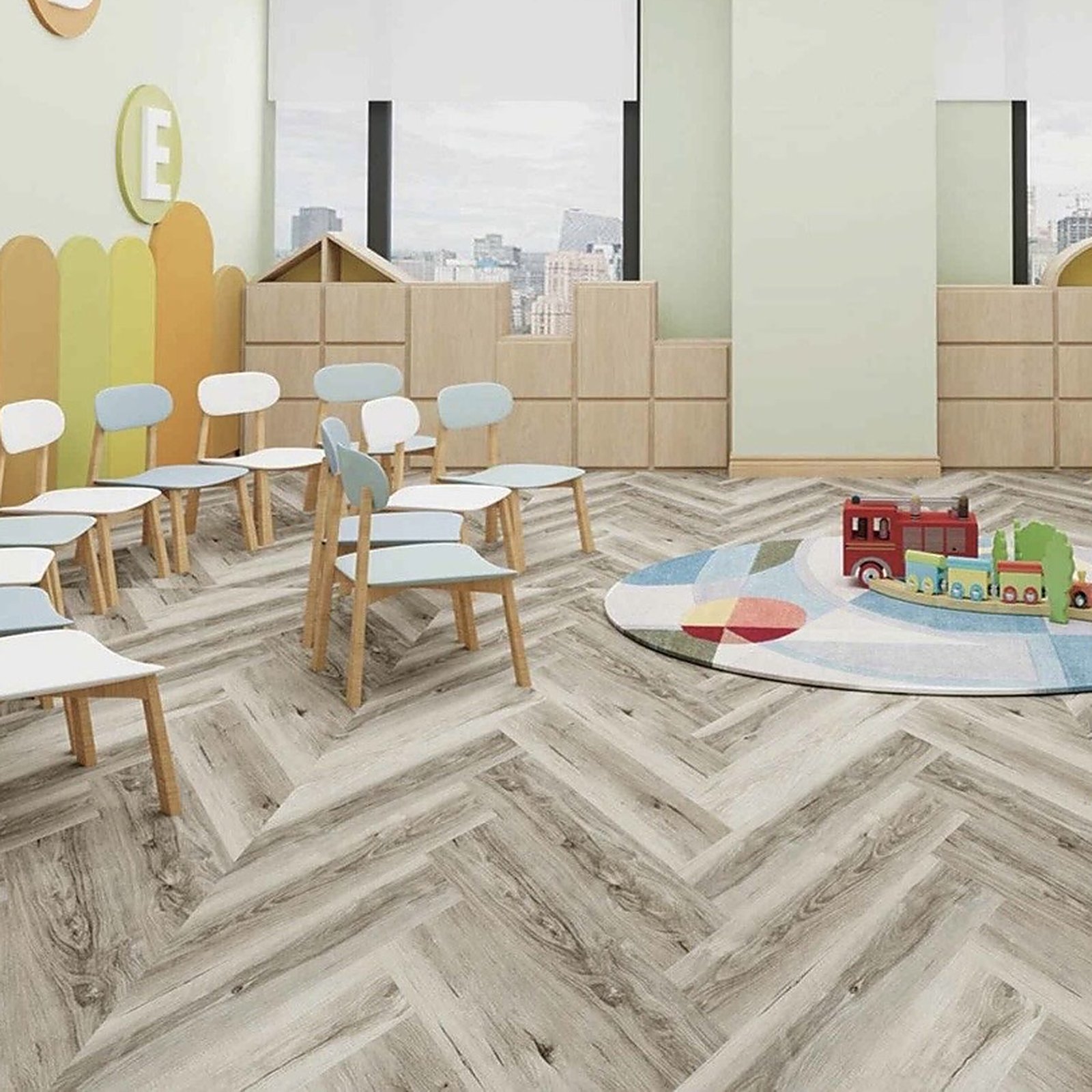 XFloor XF H308 Herringbone LVT